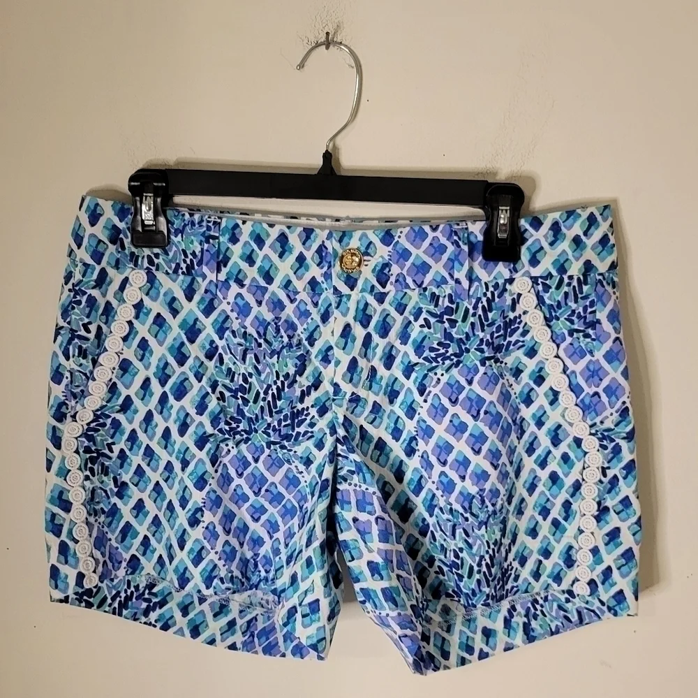 LILLY Pulitzer Women's Tropical Callahan Shorts -Size (6)- Excellent Condition